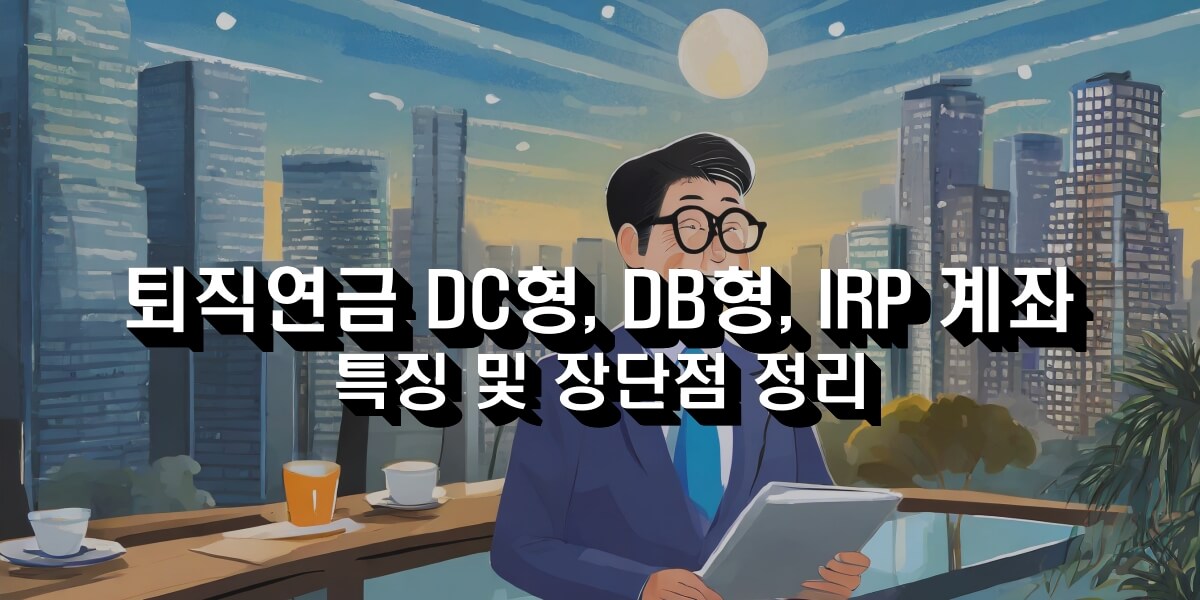 퇴직연금-DC형-DB형-IRP-계좌